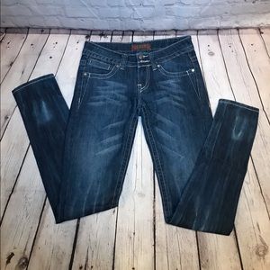 Free Culture Blue Faded Skinny Jeans NWT